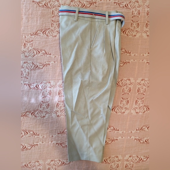 Deadstock Vintage Slacks with Belt sz 4 - Picture 2 of 7